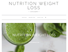 Tablet Screenshot of nutrition-weight-loss.com